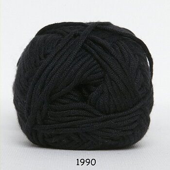 1990 Svart - Hjertegarn Blend Bamboo