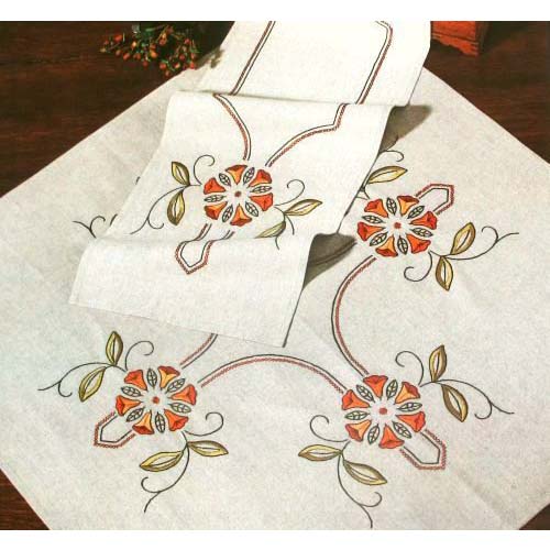 Blommor-Duk 96x96 cm