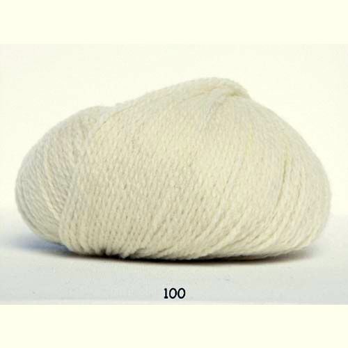 100 Naturvit - Hjertegarn Hjerte Fine 26m/10cm