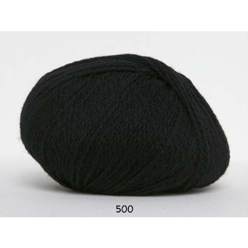 500 Svart - Hjertegarn Hjerte Fine 26m/10cm