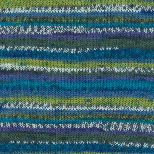 677 Grön/turkos - DROPS Fabel Print