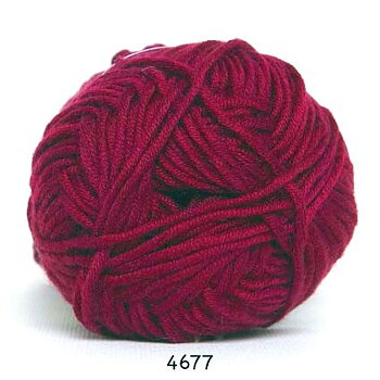 4677 Vinröd - Hjertegarn Blend Bamboo