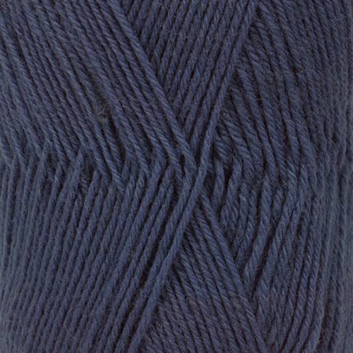 107 Blå - DROPS Fabel Uni Colour