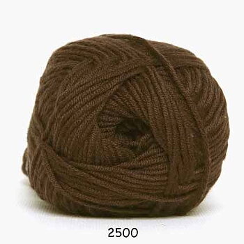 2500 Brun - Hjertegarn Blend Bamboo