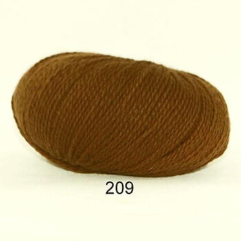 209 Brun - Hjertegarn Hjerte Fine 26m/10cm