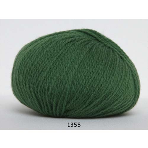 1355 Grön - Hjertegarn Hjerte Fine 26m/10cm