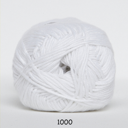 1000 Vit - Hjertegarn Bommix Bamboo