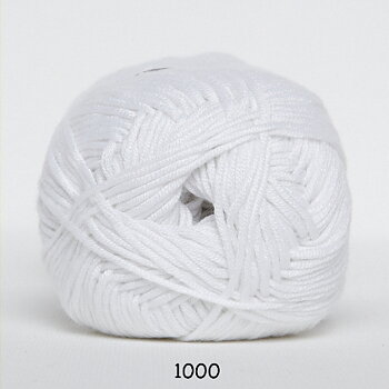 1000 Vit - Hjertegarn Bommix Bamboo