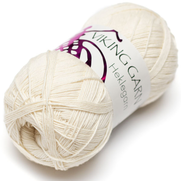 Viking Heklegarn 12/4 100g Natur 801