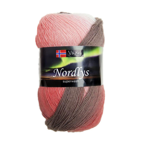 940 - Viking Nordlys Stickfasthet 28 maskor på stickor 2,5-3 mm - 2