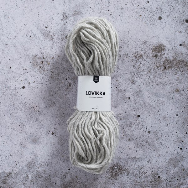 Järbo Lovikka col 7600 Ljusgrå 14 maskor/10cm Stickor 5