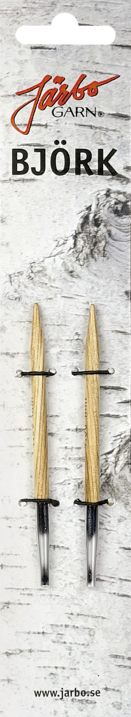 Järbo Ändstickor björk 5,0 mm
