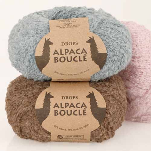 Alpaca bouclé