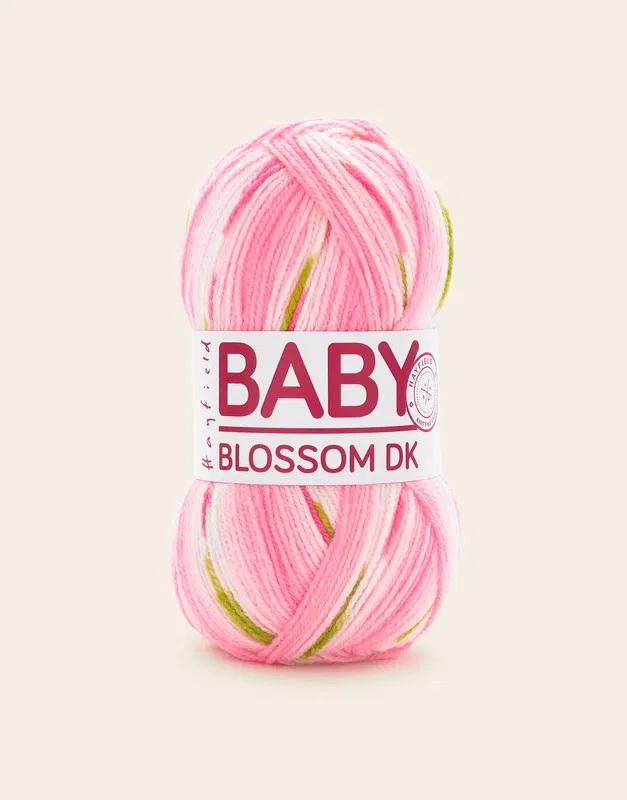 Hayfield Baby Blossom DK Stickfasthet 22 m per 10 cm stickor 4 mm