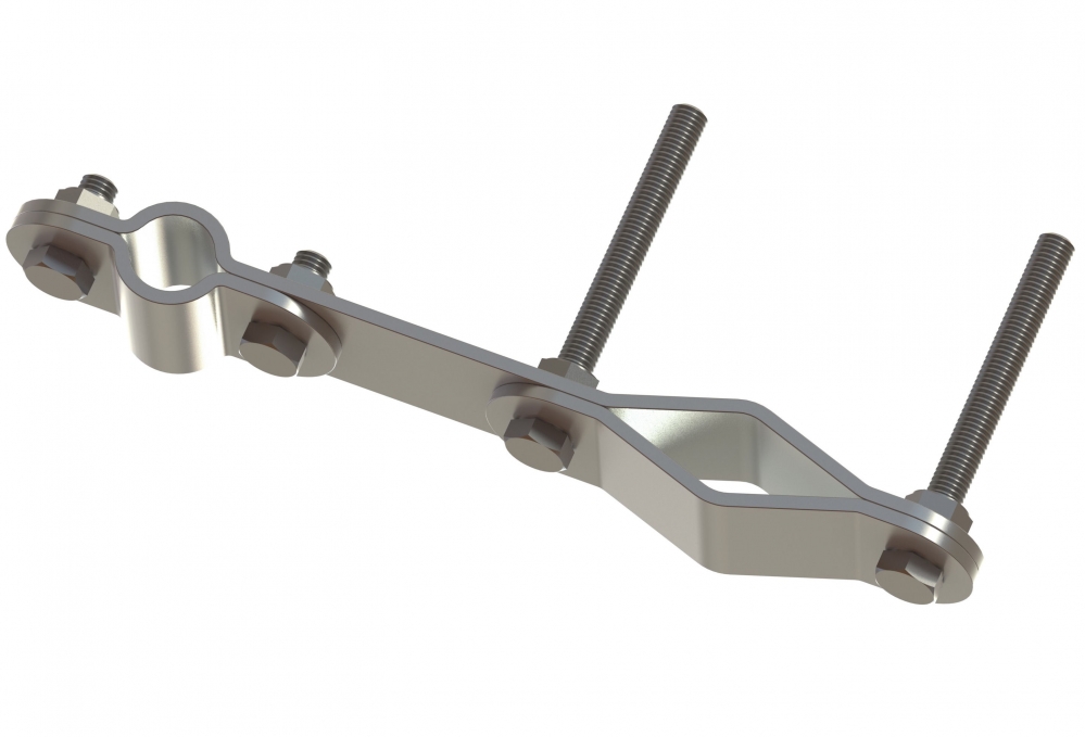 SCAN Stainless Steel Mount Kit for LF/HF Antennas 5-7 m
