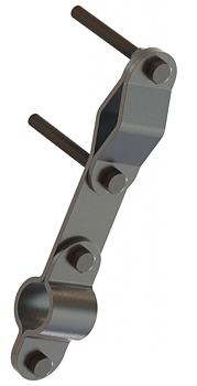 SCAN Stainless Steel Mount Kit for LF/HF Antennas 8-9 m