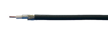 Coaxial cable H155, 50 Ohm, Low-Loss, with UHF(m)/FME(f) 10m