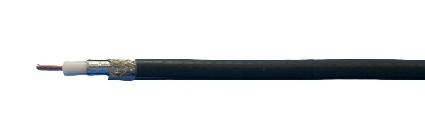 Coaxial cable H155, 50 Ohm, Low-Loss, with UHF(m)/FME(f) 15m