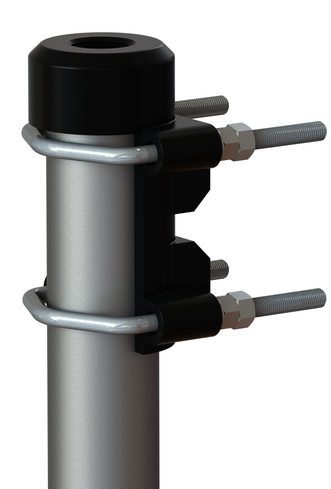 SCAN Mast/Rail Mount PU coated Aluminium 1"-14NF