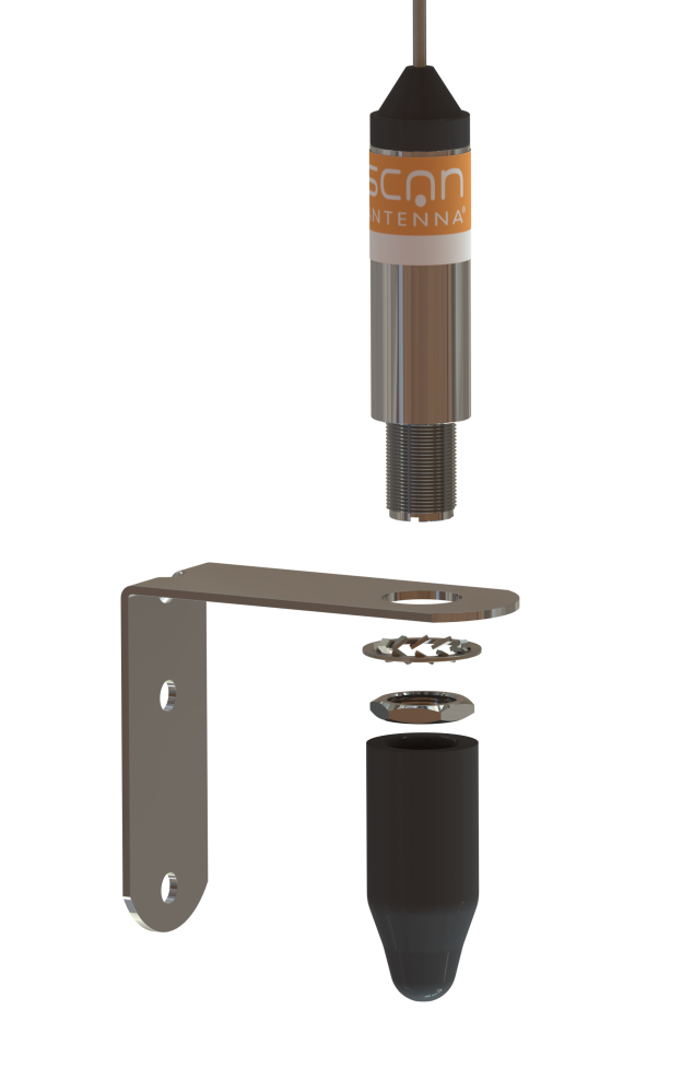 SCAN Mast/Wall Mount Stainless Steel - 2