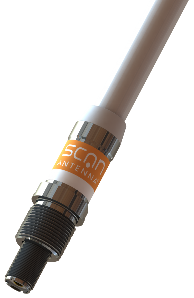 SCAN VHF73 3dB 1.26 m Antenna w. 1"-11 Nut - 2
