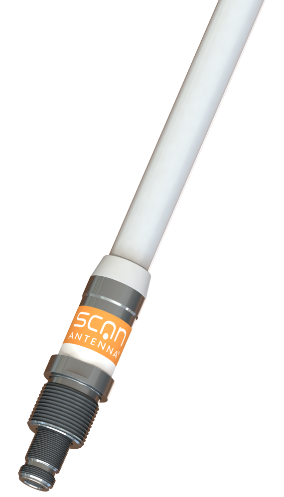 SCAN VHF73AIR 3dB 1.44 m Antenna 118-137 MHz w. 1"-11 Nut - 3