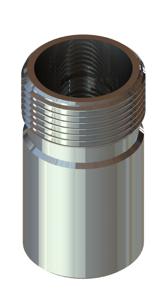 SCAN Adapter Tube 58 mm G1"-11-1"-14NF