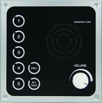 Zenitel P-3100 CIS Talkback Master Station 5 Lines