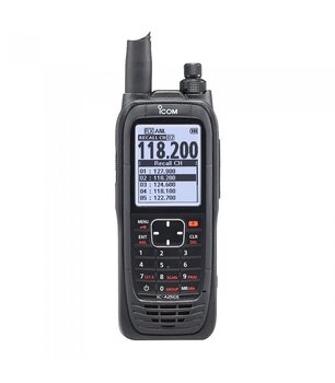 ICOM IC-A25CE Bärbar Flygradio VHF, 6W