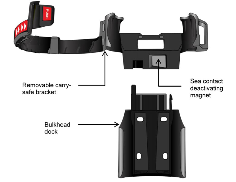 McMurdo EPIRB E8/G8 Manual Bracket Kit