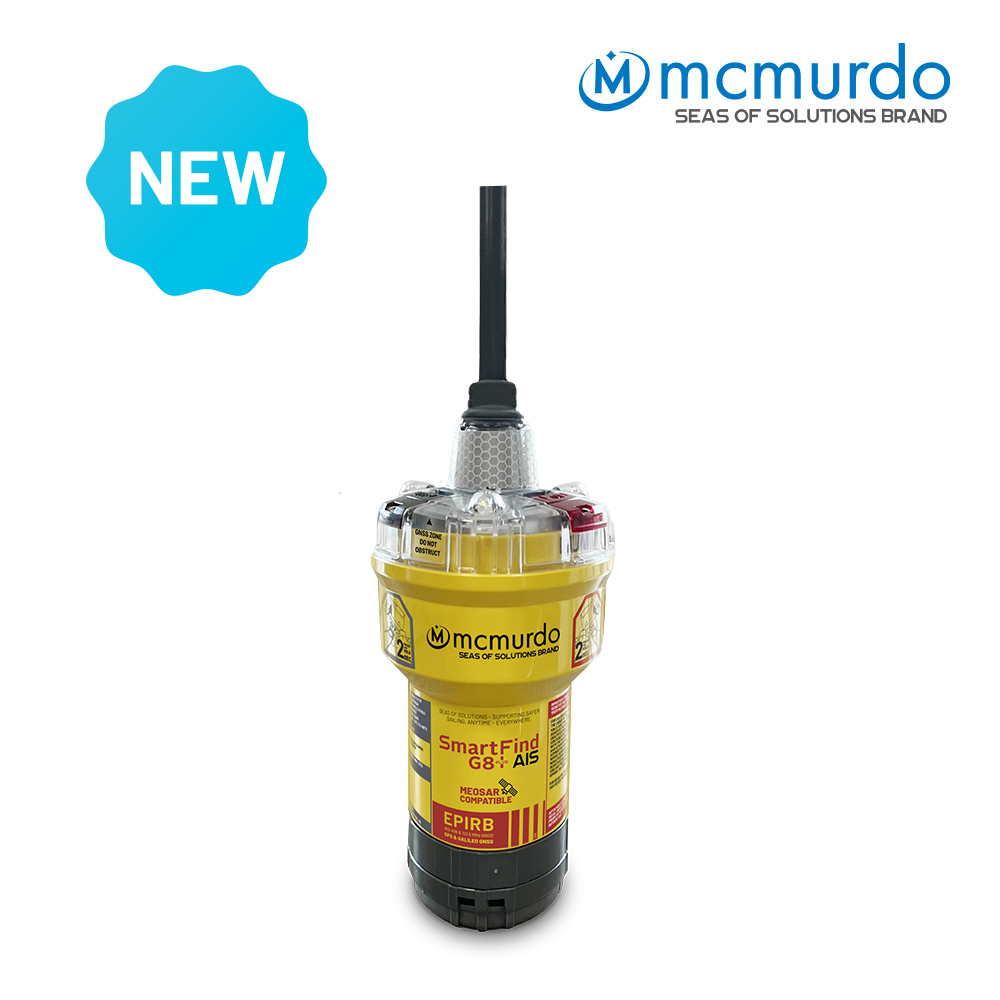 McMurdo SmartFind G8 PLUS AIS EPIRB w. manual bracket