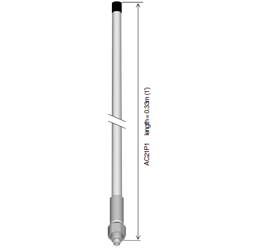 Comrod AC21P 0.34 m (1 ft) One Piece Whip