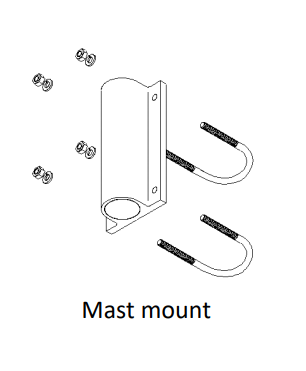 Comrod AR62MT 6 m (20 ft) Two-Piece Sectional Whip - 3