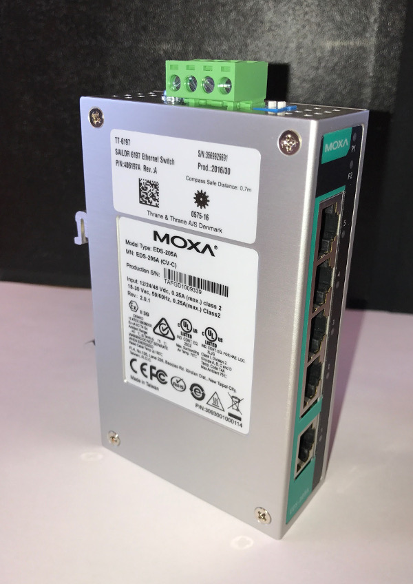 SAILOR 6197 MOXA EDS-205 Ethernet Switch - 2
