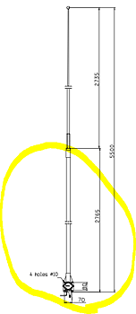 Comrod ARB27 Base Section For Comrod AR55M/MT