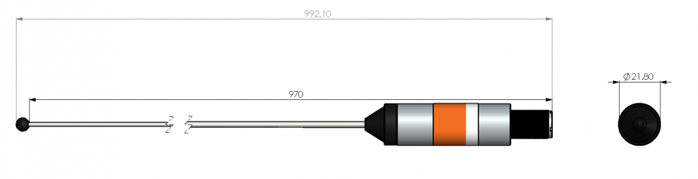 SCAN VHF23 3dB w. Mast/Wall Mount - 2