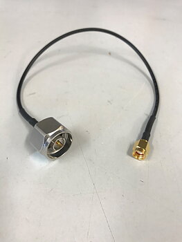 Coax Pigtail RG174 30 cm preset w. N(m)-RP SMA(m)