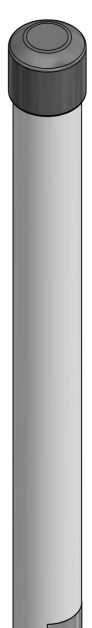 Comrod UHF727BI 0.5 m (1.6 ft)One Piece Whip