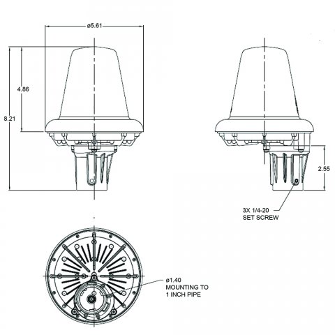 Iridium Beam Active Antenna (RST740) - 3