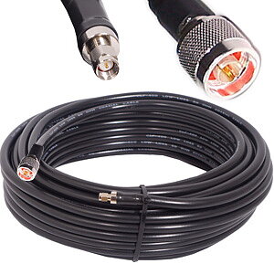 Coax Cable CFD400 10 m preset w. N(m)-SMA(m)