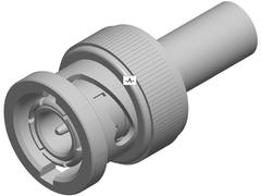 Coax Connector BNC(m) RG58