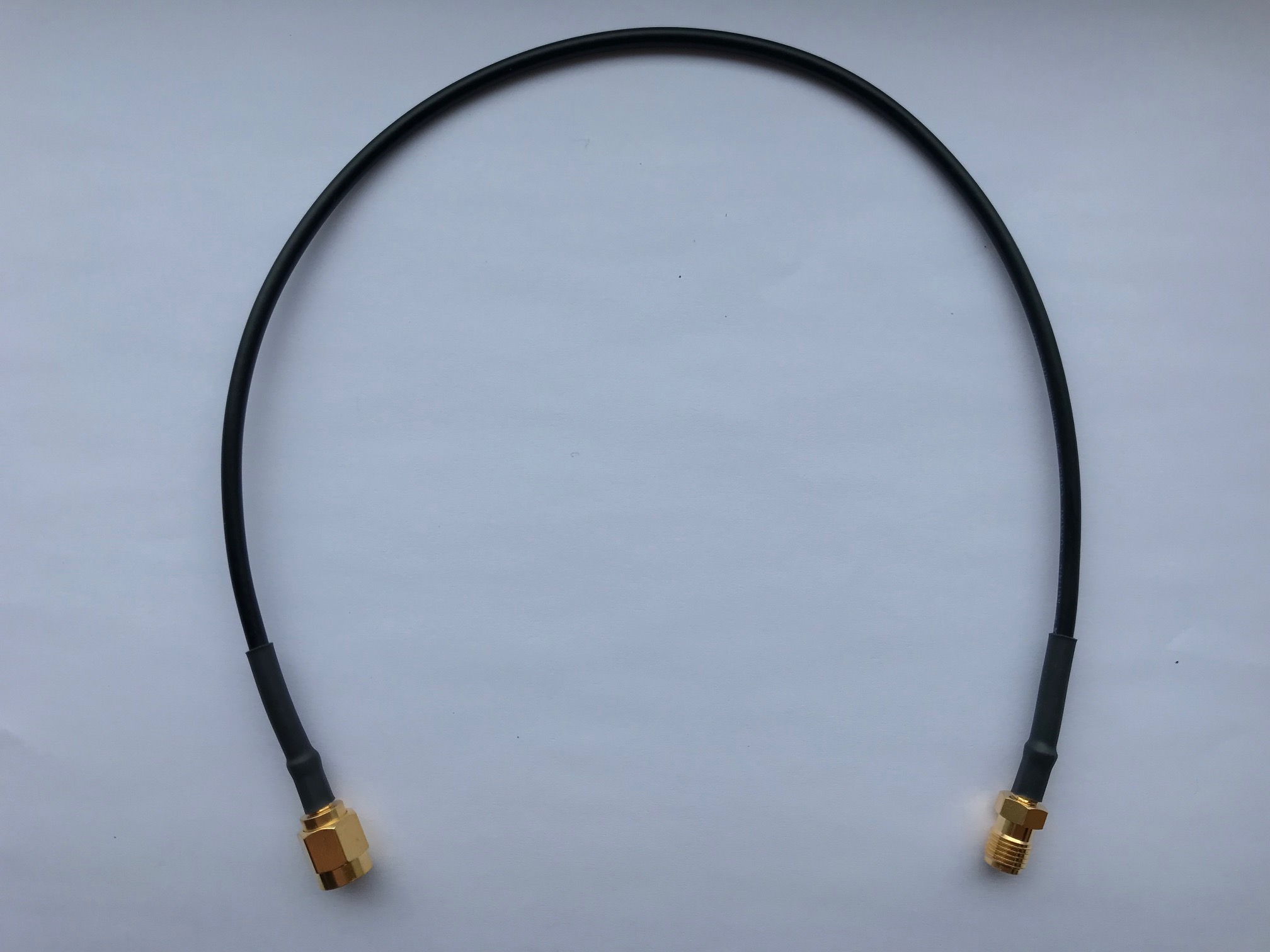 Coax Pigtail RG174 30 cm preset w. RP SMA(m)-SMA(f)