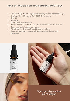 Pura Vida CBD Isolated CBD Oil  A4 Skylt