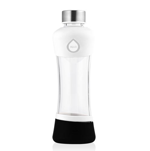 Equa Active White - Vattenflaska i glas, 550ml