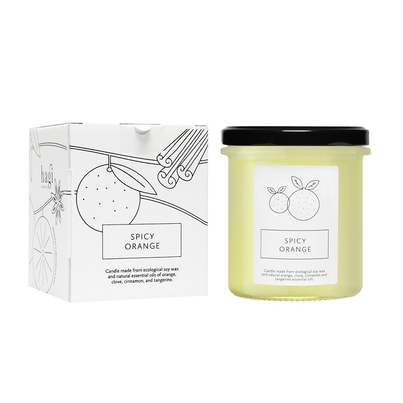 Hagi Soy Wax Candle Spicy Orange 230g