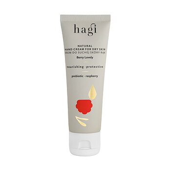 Hagi Natural Hand Cream For Dry Skin Berry Lovely 50 ml