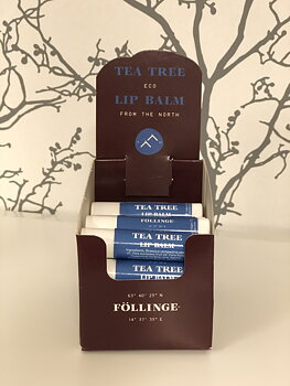 Föllinge Tea Tree Lip Balm 12-pack i display