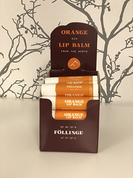 Föllinge Orange Lip Balm 12-pack i display