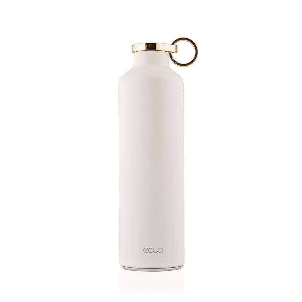 Equa Stainless Steel Snow White - Vattenflaska i rostfritt stål, 680ml