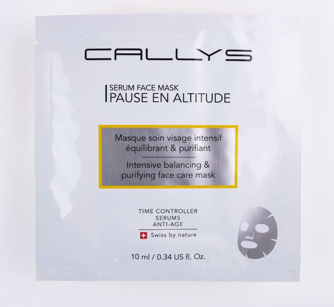 Callys Pause in Altitude Sheet Mask - Balancing &amp; Purifying för oren hud